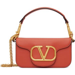 Valentino Garavani Petit sac Locò orange en cuir de veau - UNI - Publicité