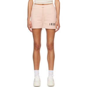 Amiri Short rose à logo - M - Publicité