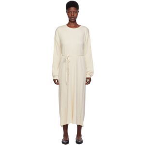 Baserange Robe midi de style cafetan Shaw blanc cassé - S - Publicité