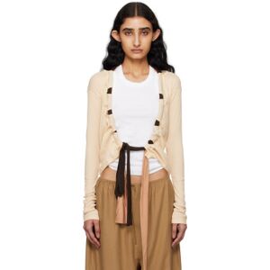 Baserange Cardigan Circ beige - XS - Publicité