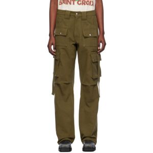 Rhude Pantalon cargo Amaro kaki - S - Publicité