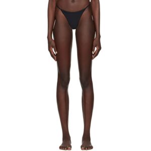 CDLP Culotte de bikini de style tanga noire - M - Publicité