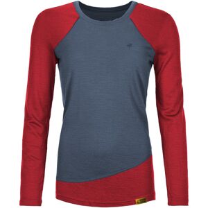 - Women's Woodwool Longsleeve Lady Phillippa - T-shirt en laine mérinos taille XL, bleu/rouge