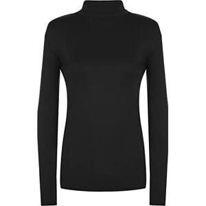 WearAll Flirty Wardrobe Pull stretch à manches longues pour femme Uni, blackk, XL - Publicité