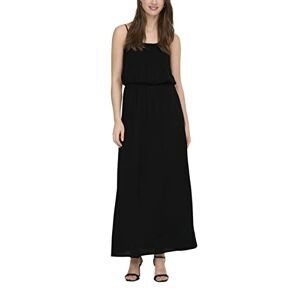Only Onlnova Life Strap Maxi Dress Solid PTM Robe Longue, Noir, 40 Femme - Publicité