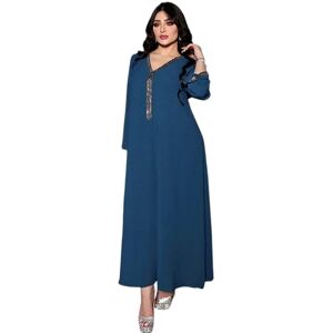 Greatfool Djellaba Femme qualité Premium Caftan Femme 1 pièce Sublime djellaba Portable comme Une Abaya Femme, Une Robe Kabyle ou Un Caftan marocain S - Publicité