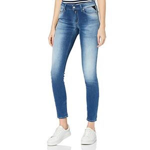 Replay Femme New Luz Hyperflex Re-used Jeans, Bleu (9 Bleu Moyen), 27W / 30L EU - Publicité