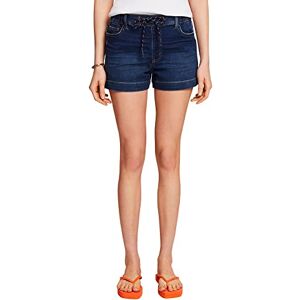 Esprit Shorts en Jean, Blue Dark Washed, 32 Femme - Publicité