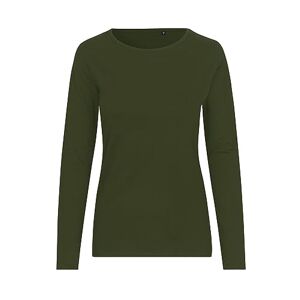 Green Cat T-shirt à manches longues pour femme 100 % coton biologique certifié commerce équitable - Taille L - Publicité