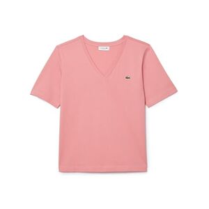 Lacoste Tee-Shirt femme-TF7300-00, Rose, 38 - Publicité