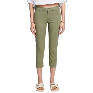 Esprit Pantalons, Kaki Clair, 34W x 24L Femme - Publicité