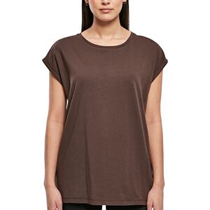 Urban Classics Ladies Organic Extended Shoulder Tee T-Shirt, Marron, M Femme - Publicité