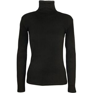 WearAll Flirty Wardrobe Pull stretch à manches longues pour femme Uni, Noir , XL - Publicité