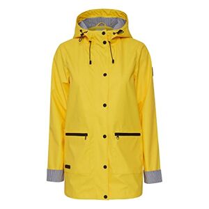 OXMO Becky Manteau de pluie pour femme Veste demi-saison avec capuche, Primrose Jaune (130755), S - Publicité