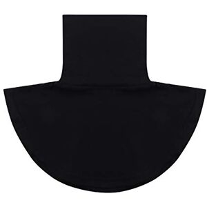 IEFIEL Faux Col Roulé Amovible pour Femme Homme Faux Col Détachable Demi Blouse Chemise Pull Chandails Chaud Tops Neck Cover Vêtements Accessoire Noir B Taille Unique - Publicité