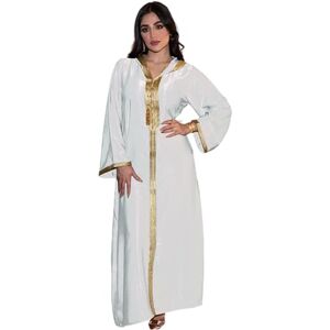 Greatfool Djellaba Femme qualité Premium Caftan Femme 1 pièce Sublime djellaba Portable comme Une Abaya Femme, Une Robe Kabyle ou Un Caftan marocain S - Publicité