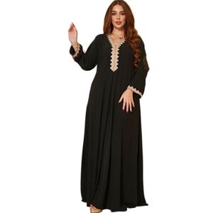 Greatfool Djellaba Femme qualité Premium Caftan Femme 1 pièce Sublime djellaba Portable comme Une Abaya Femme, Une Robe Kabyle ou Un Caftan marocain L - Publicité