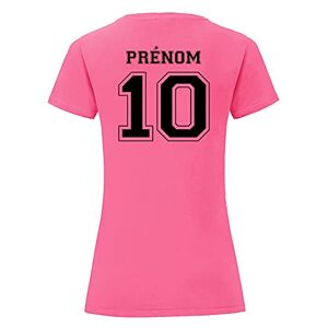 Teetaly T Shirt De Sport Personnalisé pour Femmes (Rose, XL) - Publicité