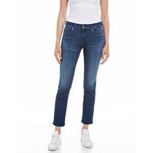 Replay WA429 Faaby Power Stretch Jeans, Dark Blue 007, 26W / 30LW Femme - Publicité