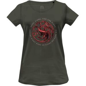 House Of the Dragon  T-Shirt, Kaki, XL Femme - Publicité