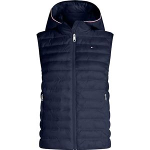 Tommy Hilfiger LW Padded Global Stripe Vest  Gilet, Bleu (Desert Sky), 3XL Plus Femme - Publicité