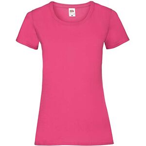 Fruit of the Loom Ss079m, T-Shirt femme, Rose (Fuchsia), Large - Publicité