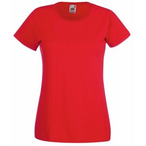 Fruit of the Loom T-shirt Femme Rouge rouge Medium - Publicité