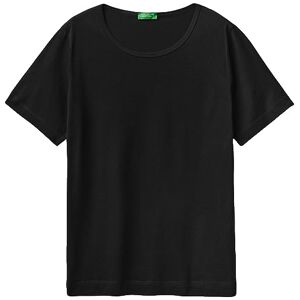 United Colors of Benetton Femme T-shirt  T-shirt, Noir 100, M - Publicité