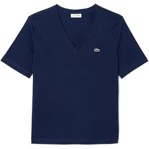 Lacoste Tee-Shirt femme-TF7300-00, Bleu Nuit, 40 - Publicité