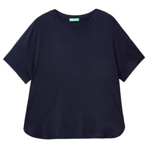 United Colors of Benetton T- Shirt , Bleu Nuit 016, S Femme - Publicité
