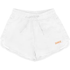 JOPHY & CO. Short de sport pour femme en coton avec cordon de serrage d'été confortable et respirant pour la maison décontractée Jogging Yoga et Fitness (cod. 7800), Blanc 7812, XL - Publicité