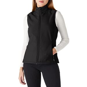 Outdoor Ventures Gilet softshell pour femme Sans manches Léger Coupe-vent Chaud En polaire Col montant Sport Golf Avec 4 poches Pour la randonnée, le camping, Noir , XXXL - Publicité