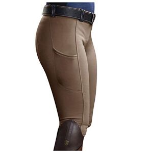 Generic Équitation Pantalon d'entraînement pour femme Pantalon de sport pour femme Pantalon en jean stretch 46, kaki, XL - Publicité