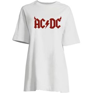 DCShoe AC/DC  Chemise de Nuit, Blanc, S Femme - Publicité