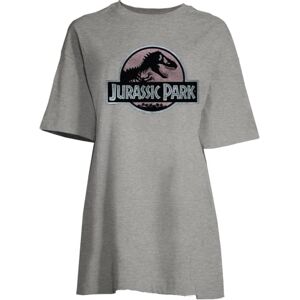 Jurassic Park  Chemise de Nuit, Gris Melange, S Femme - Publicité