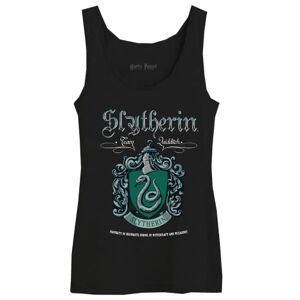 Harry Potter « Slytherin Logo »  Débardeur Femme, Noir, Taille M - Publicité
