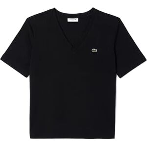 Lacoste Tee-Shirt femme-TF7300-00, Noir, 42 - Publicité