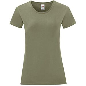 Fruit of the Loom T-Shirt Femme (XXL) (Kaki) - Publicité