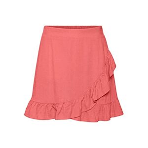 Vero Moda VMMYMILO HW Mini Skirt WVN GA Jupe, pêche, XS Femme - Publicité