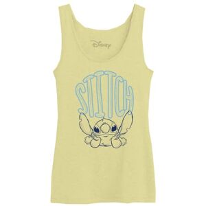 Disney « Stitch »  Débardeur Femme, Jaune, Taille M - Publicité