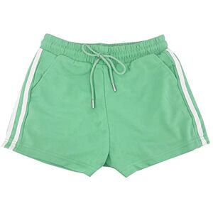 JOPHY & CO. Short de sport pour femme en coton avec cordon de serrage d'été confortable et respirant pour la maison décontractée Jogging Yoga et Fitness (cod. 7800), Vert 7813, XL - Publicité