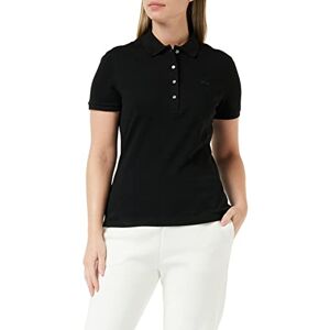 Lacoste Polo Slim Fit Femme , Noir, 32 - Publicité