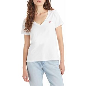Levis Perfect V-Neck T-Shirt Femme, White +, S - Publicité