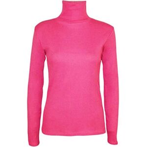 WearAll Flirty Wardrobe Pull stretch à manches longues pour femme Uni, cerise, XL - Publicité