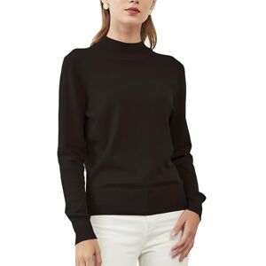 Woolicity Pull Femme à Col Roulé Pull Manches Longues Basique Automne Hiver Top Pullover Sweater - Publicité