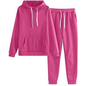 NUSGEAR Femmes Survêtement Ensemble 2pcs Suit Longues Jogging Manches Longues Oversize Sweat-Shirt Sweats et Pantalons Sportswear Jogging Sports Hoodie Jogging Yoga Ensemble De Sportwear - Publicité