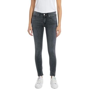 Replay Jean Femme avec Power Stretch, Gris (Dark Grey 097), 26W / 30L - Publicité