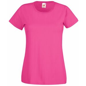 Fruit of the Loom T-Shirt à Manches Courtes Femme (2XL) (Fuchsia) - Publicité