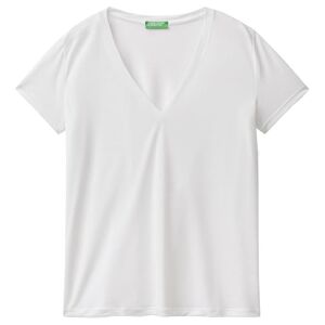 United Colors of Benetton T- Shirt , Blanc, X-Large Femme - Publicité