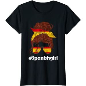 Cool Spain Flag Espanol Spanish Lunettes de soleil espagnole pour fille et femme Drapeau espagnol Espagne T-Shirt - Publicité